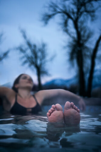 February 7th 2019 Carson Valley Visitors Authority shoot at Walley's Hot Springs in Genoa, Nevada. Winter social media campaign 2019.