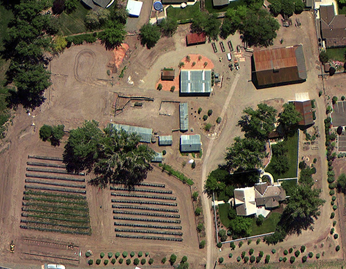 Jacobs Family Berry Farm - aerial view