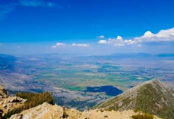 Aerial View of Carson Valley from top of Jobs Peak