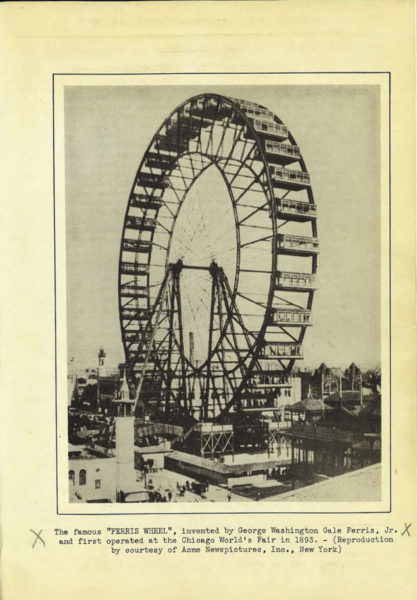He invented the Ferris Wheel Carson Valley, Nevada Genoa