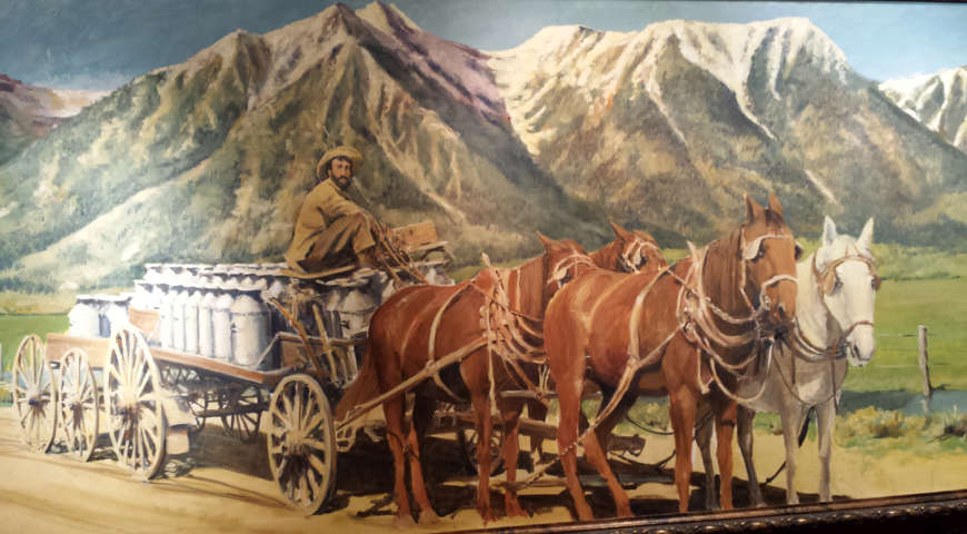 CVI Milk Wagon painting
