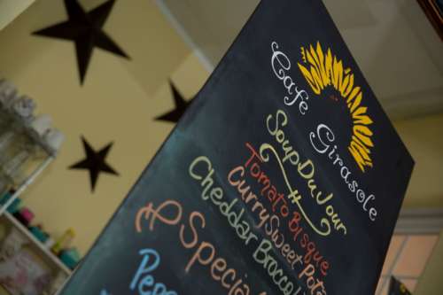 Cafe Girasole sign