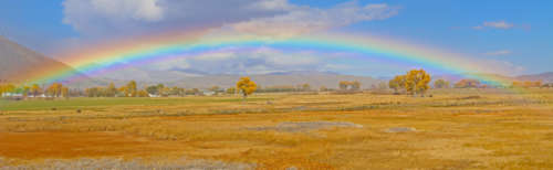 fall carson valley rainbow photo by melissa blosser