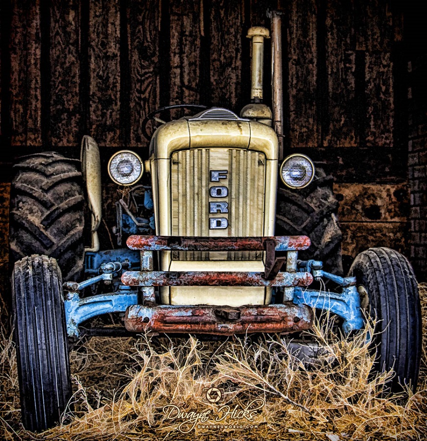 old ford tractor