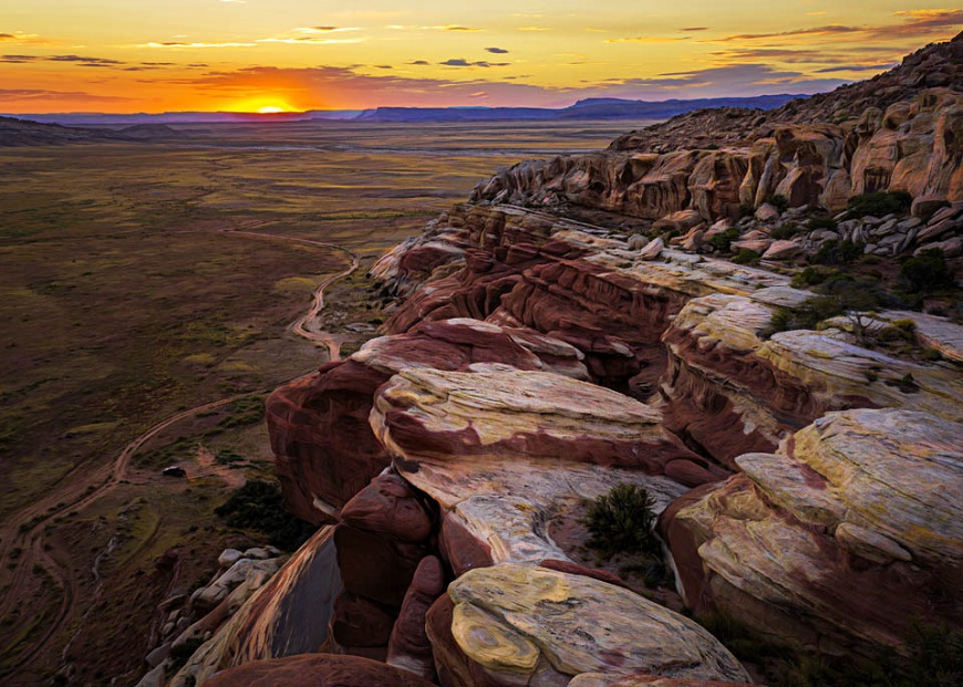 canyonlands ut sunset