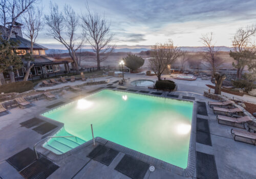 The pool's at Walley's Hot Springs